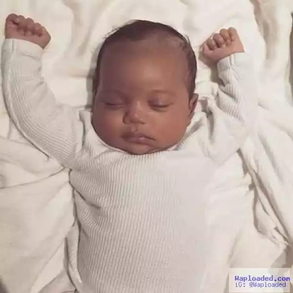 Finally! Kim Kardashian shares cute first photo of son, Saint West [Photos]